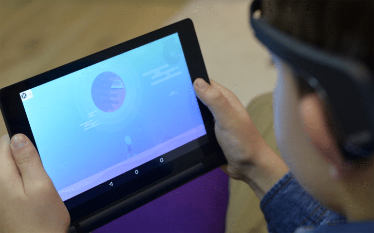 Kid using Myndlift 1